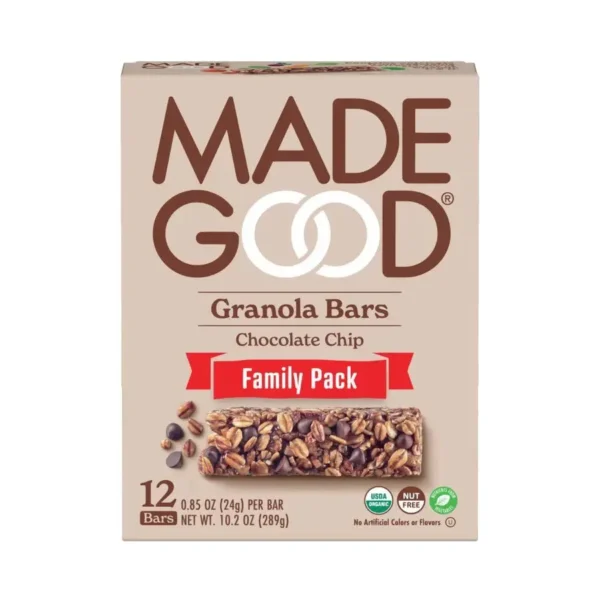 Made Good - Chocolate Chip Granola Bar Family Pack 12ct