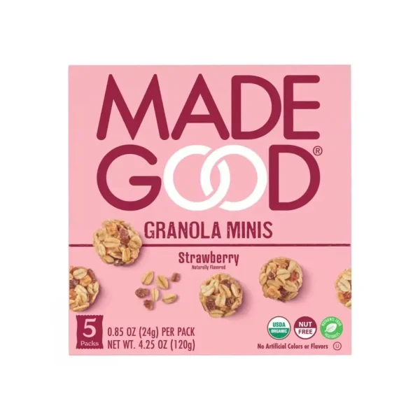 Made Good - Strawberry Granola Minis 5ct