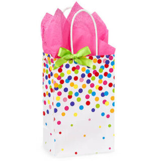 Rainbow Confetti Small Gift Bag - $1.00