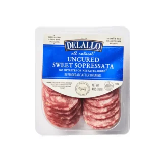 Delallo Uncured Sweet Sopressata - 4oz
