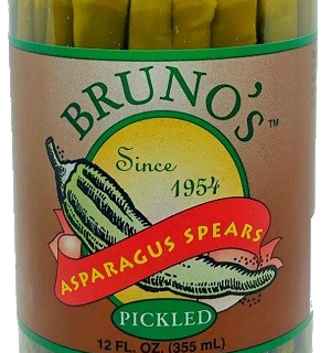 Bruno's Pickled Asparagus - 12 oz