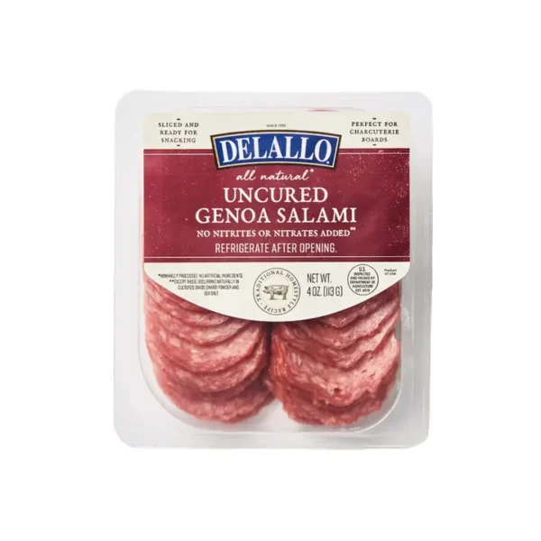 Delallo Uncured Genoa Salami - 4oz