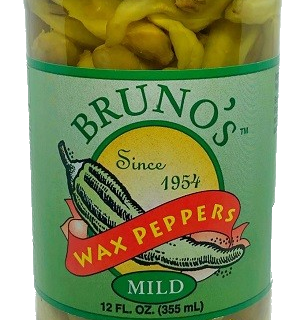 Bruno's Wax Peppers - Mild 12oz