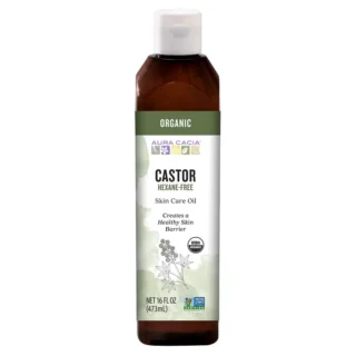 Aura Cacia Organic Castor Oil - 16oz