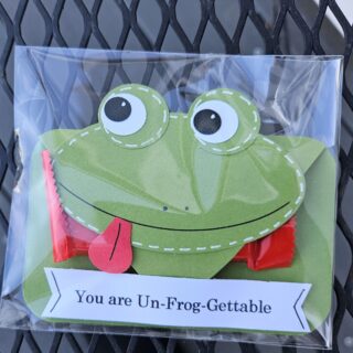 Frog Valentine's Day Treat Holder