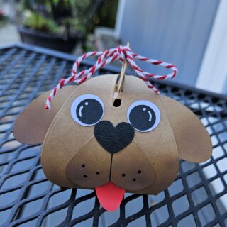 Puppy Valentine's Day Treat Holder
