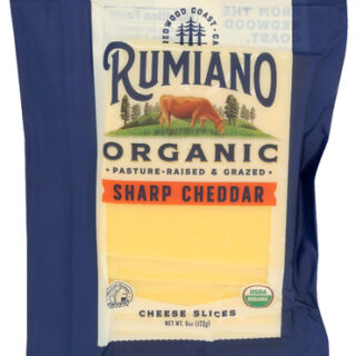 Rumiano Family Cheese - Sharp Cheddar Sliced 6oz