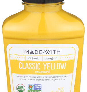 Made With Organic Yellow Mustard - 9oz