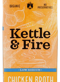 Kettle & Fire Low Sodium Chicken Broth - 32oz