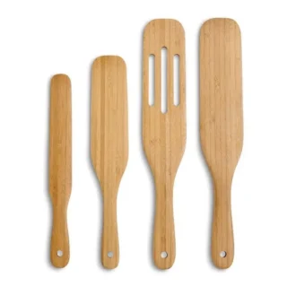 HIC Bamboo Spurtles Set of 4
