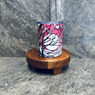BlueAshes - Pink Stained Glass Mug