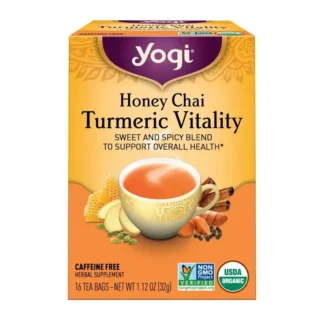 Yogi Tea Honey Chai Turmeric Vitality Tea - 16 bags