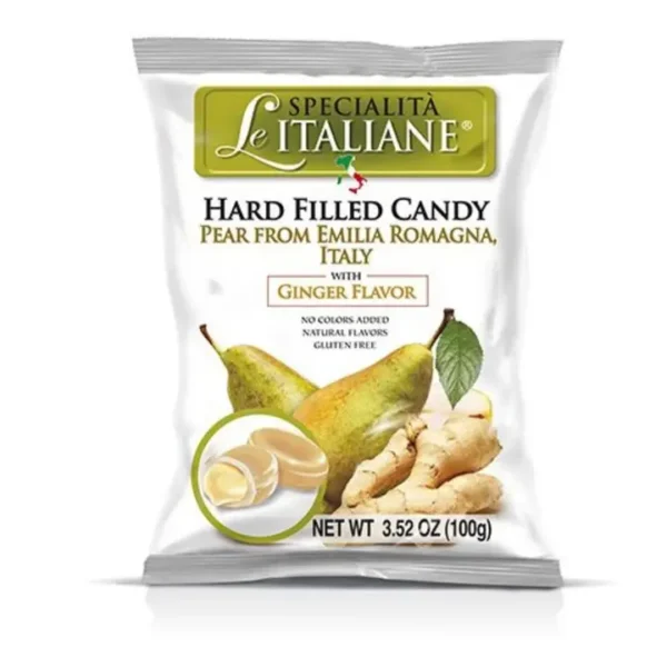 Le Specialità Italiane Candy with Pear, 3.52 oz.