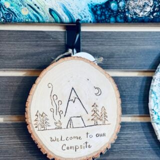 Sissy's Stuff - Welcome to Our Campsite Sign