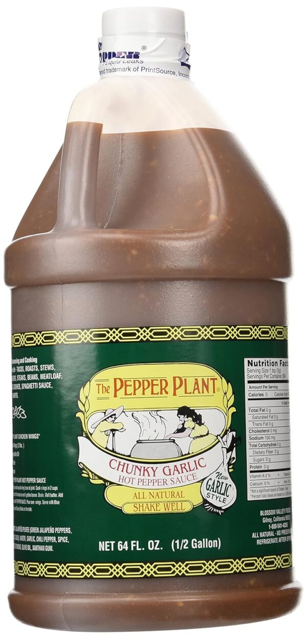 The Pepper Plant - Chunky Garlic Sauce - 64oz