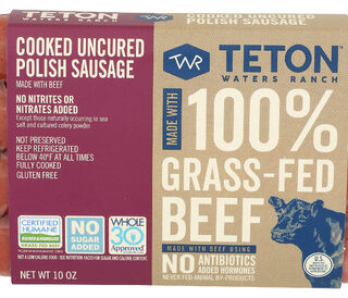 Teton Waters - Beef Sausage Polish Uncured 10oz
