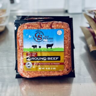 CS Beef Packers Ground Beef 80/20 - 16 oz