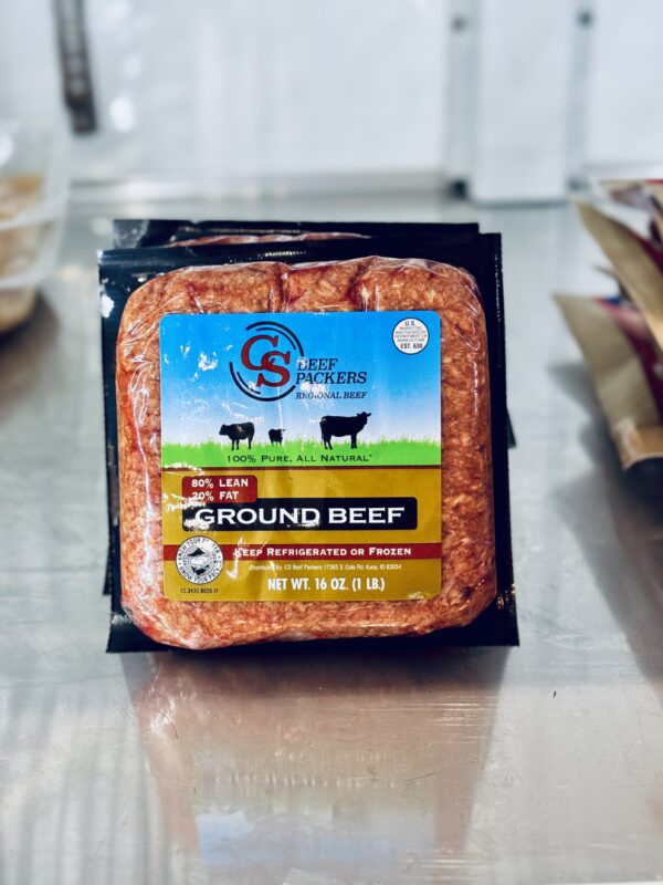 CS Beef Packers Ground Beef 80/20 - 16 oz