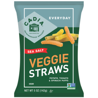 Cadia Veggie Straws Sea Salt - 5oz