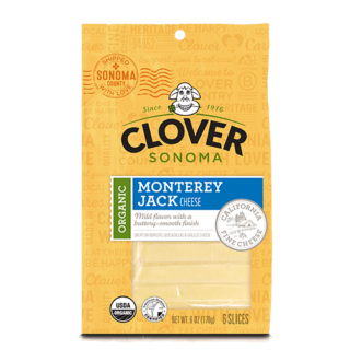 Clover Organic - Monterey Jack - 6oz Sliced