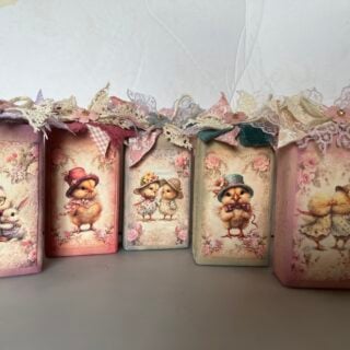 Small Easter Chick Blocks