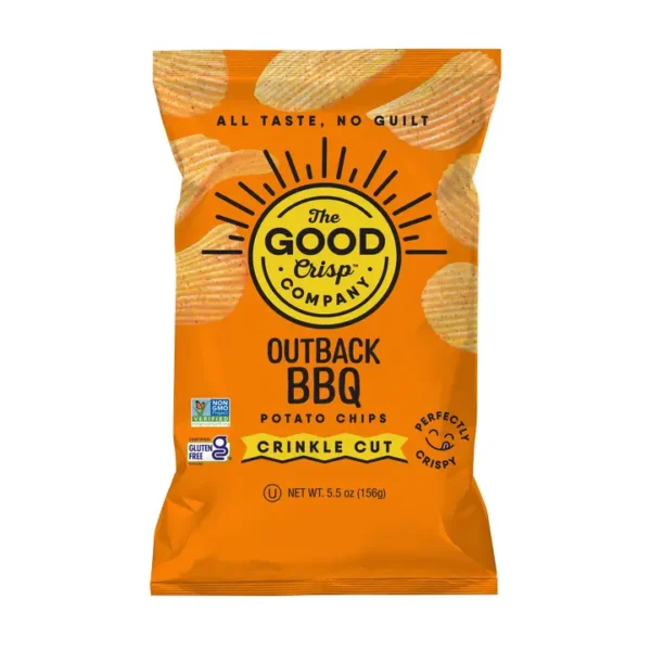 Good Crisp Crinkle Cut Chips Outback BBQ - 5.5oz