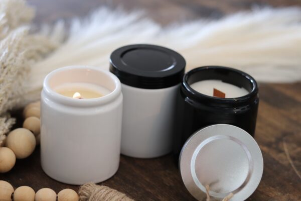 Calaveras River Farm - Crock Candles - Volcanic Sand and Sage