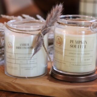 Calaveras River Farm - 8oz Apothecary Jar Candles - Limoncello Cream