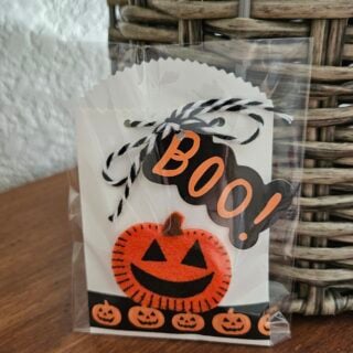 Halloween Stickers and Laffy Taffy Treat Holder