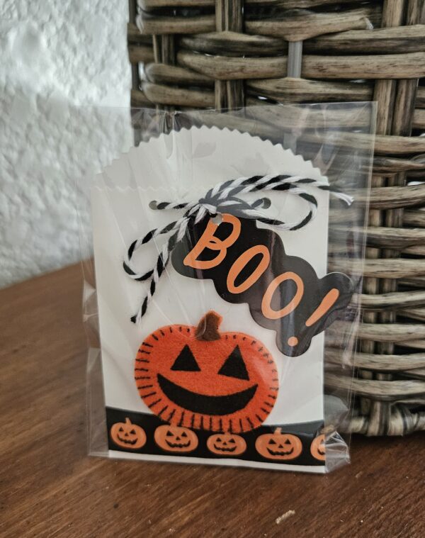 Halloween Stickers and Laffy Taffy Treat Holder